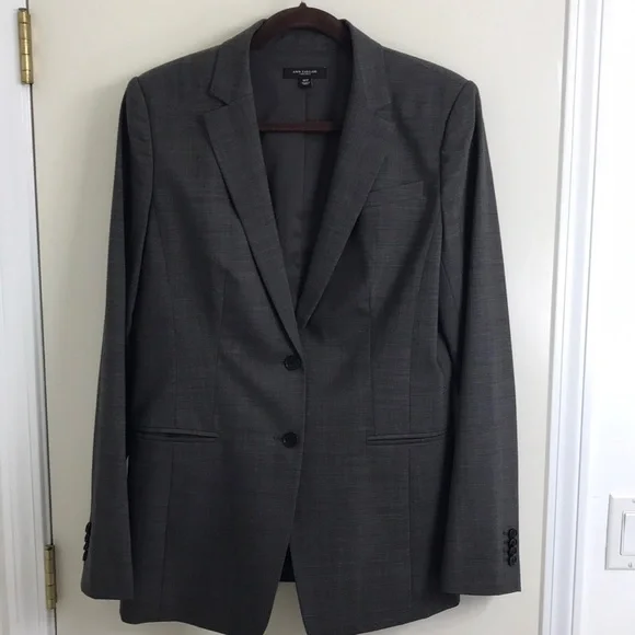 ANN TAYLOR 10 TALL 2-BUTTON BLAZER - Like New - Picture 1 of 7